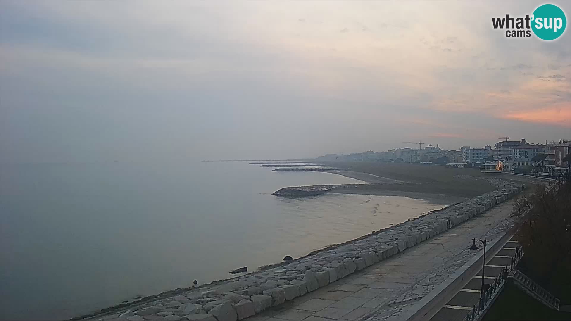 Webcam Caorle Ponente – Vue depuis les Marinai di Caorle