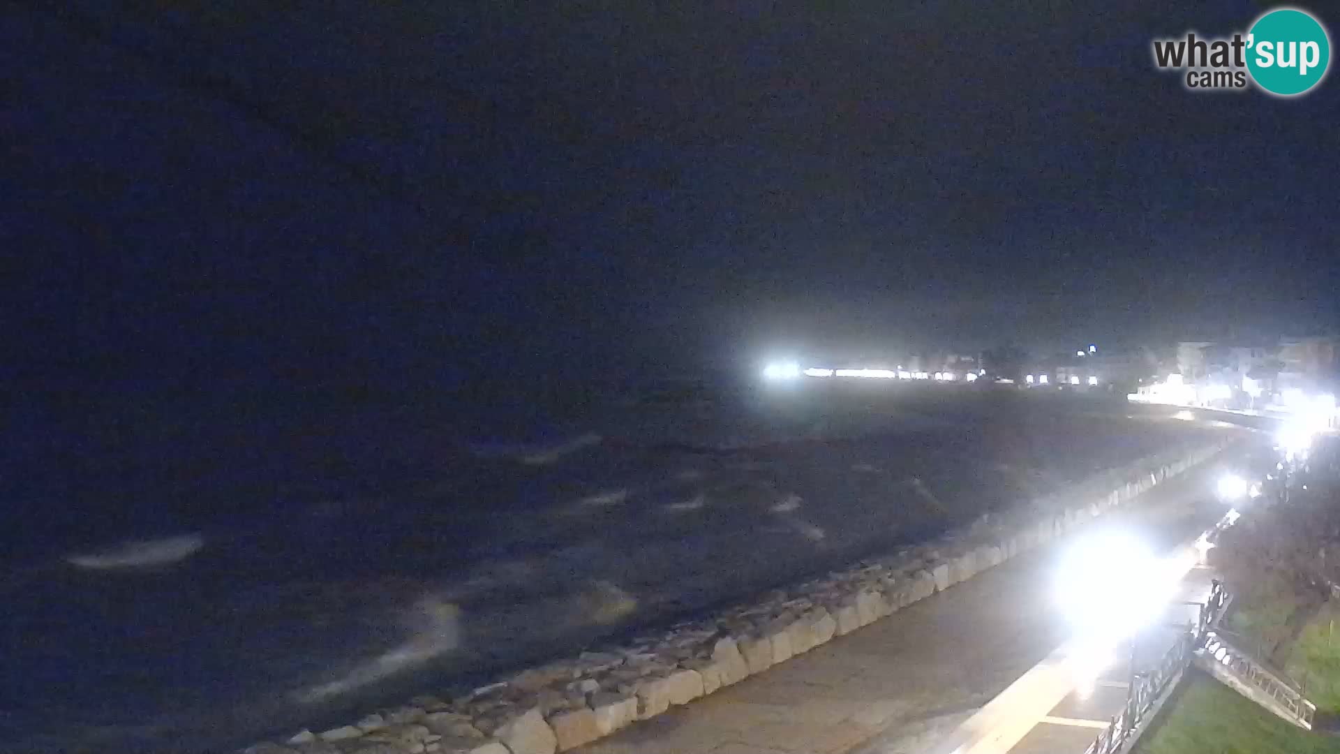 Webcam Caorle Ponente – Blick von Marinai di Caorle