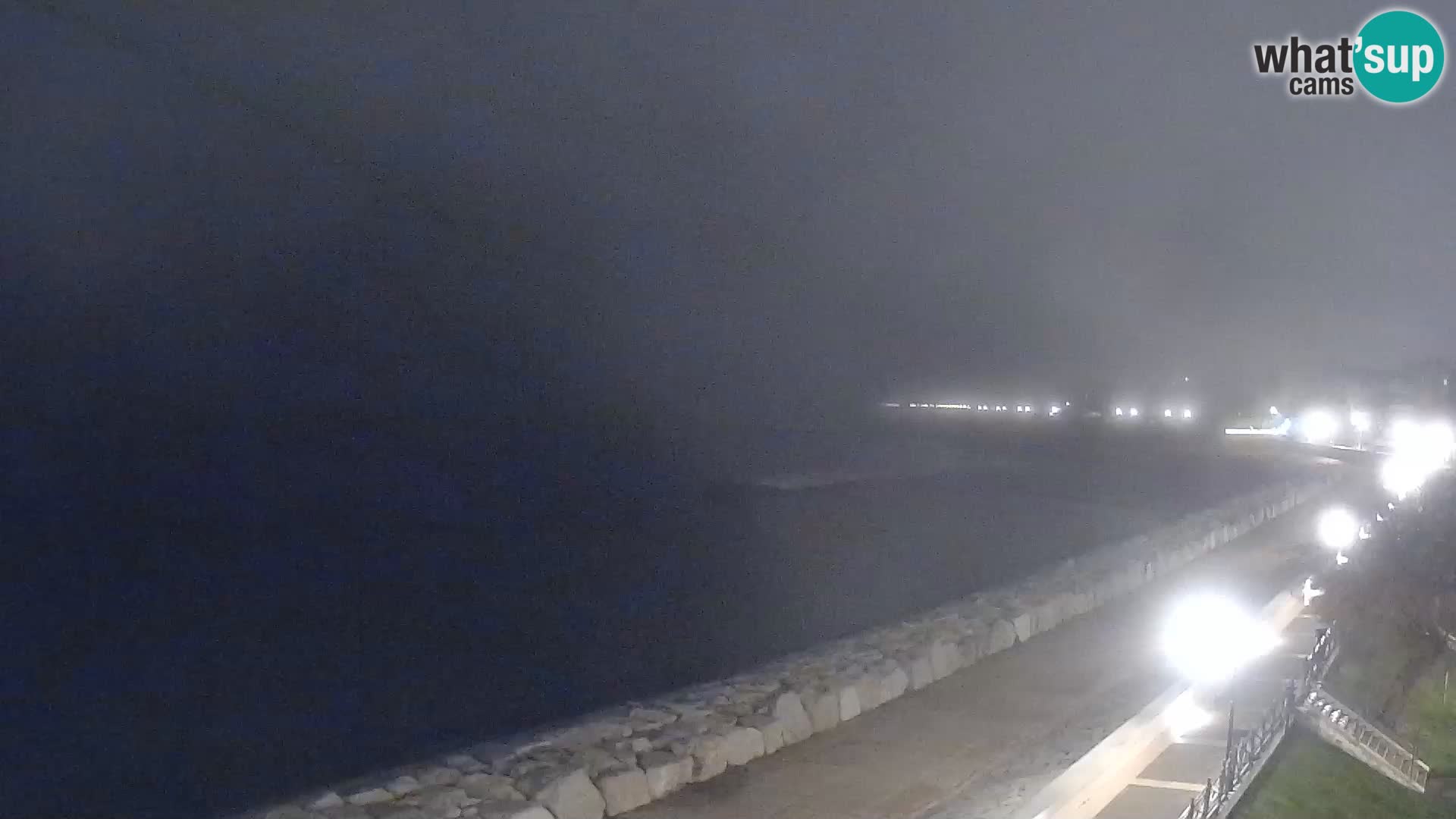 Webcam Caorle Ponente – Blick von Marinai di Caorle