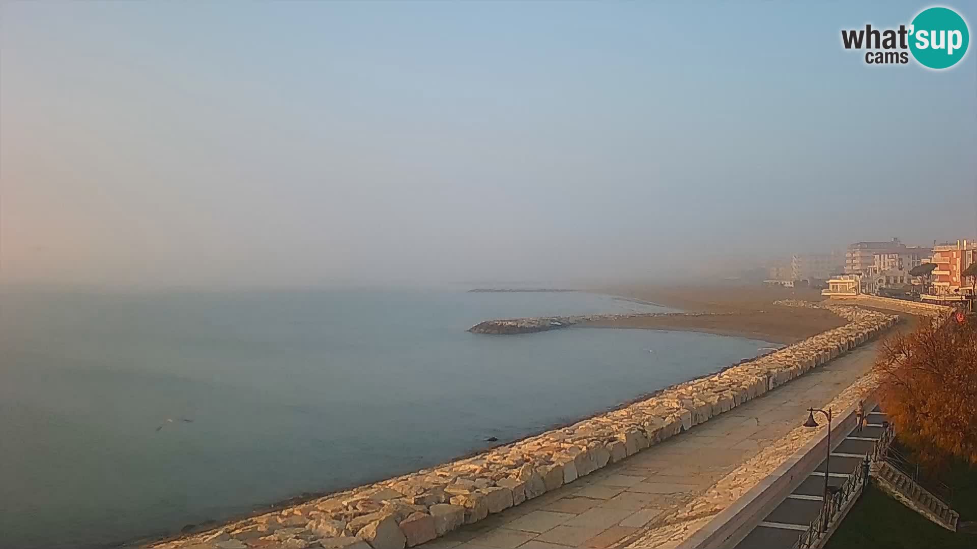 Webcam Caorle Ponente – Vue depuis les Marinai di Caorle