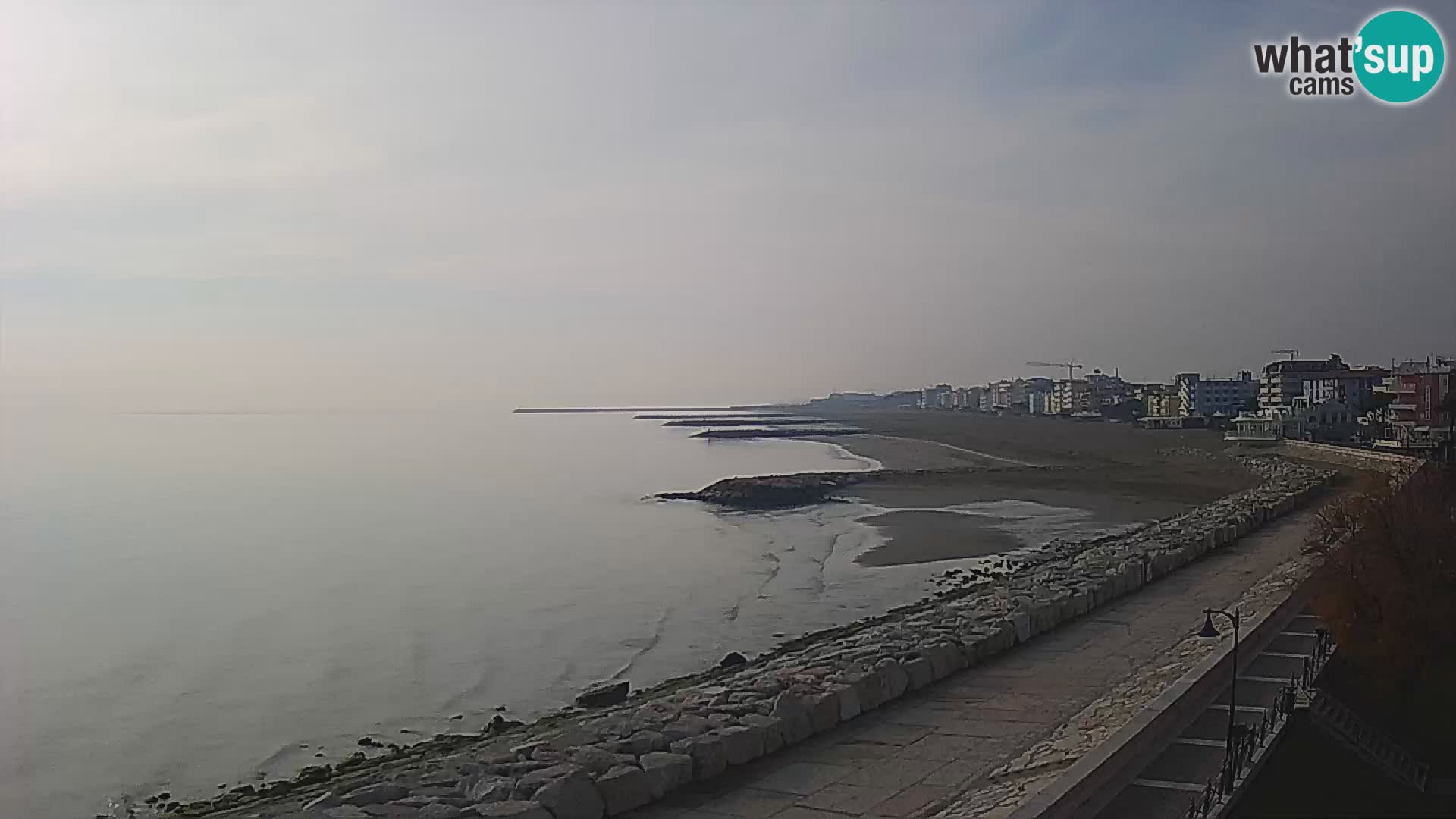 Webcam Caorle Ponente – Vue depuis les Marinai di Caorle