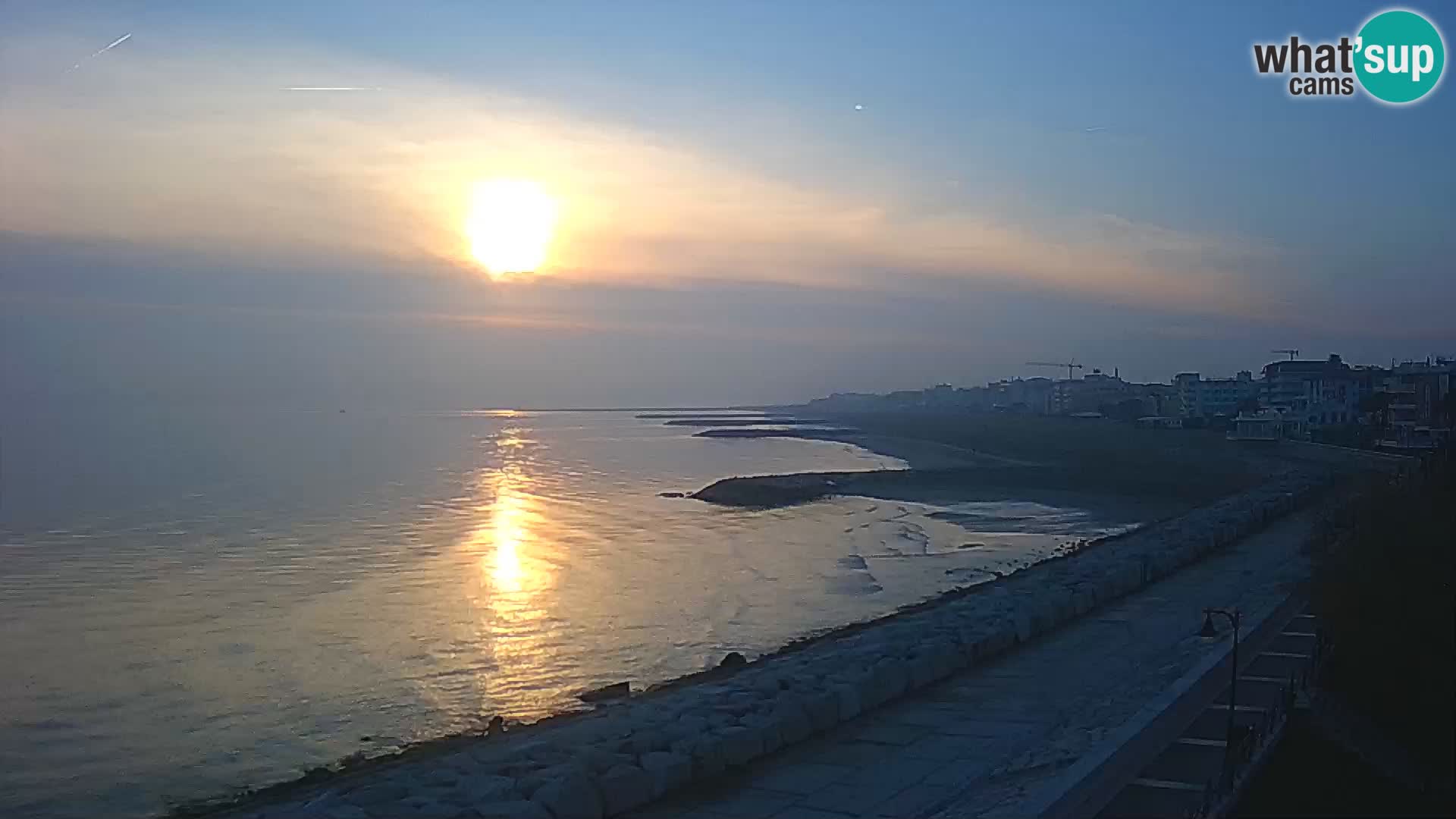 Webcam Caorle Ponente – Vue depuis les Marinai di Caorle