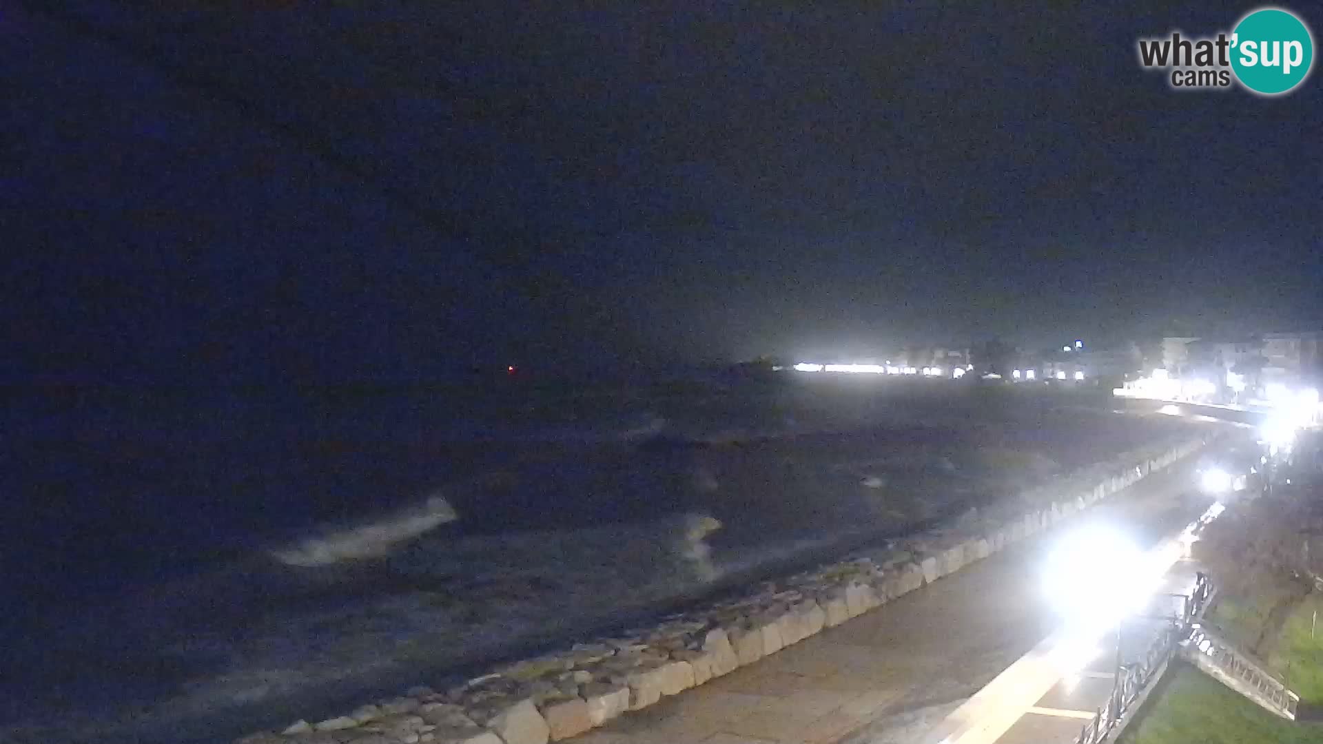 Webcam Caorle Ponente – Vue depuis les Marinai di Caorle