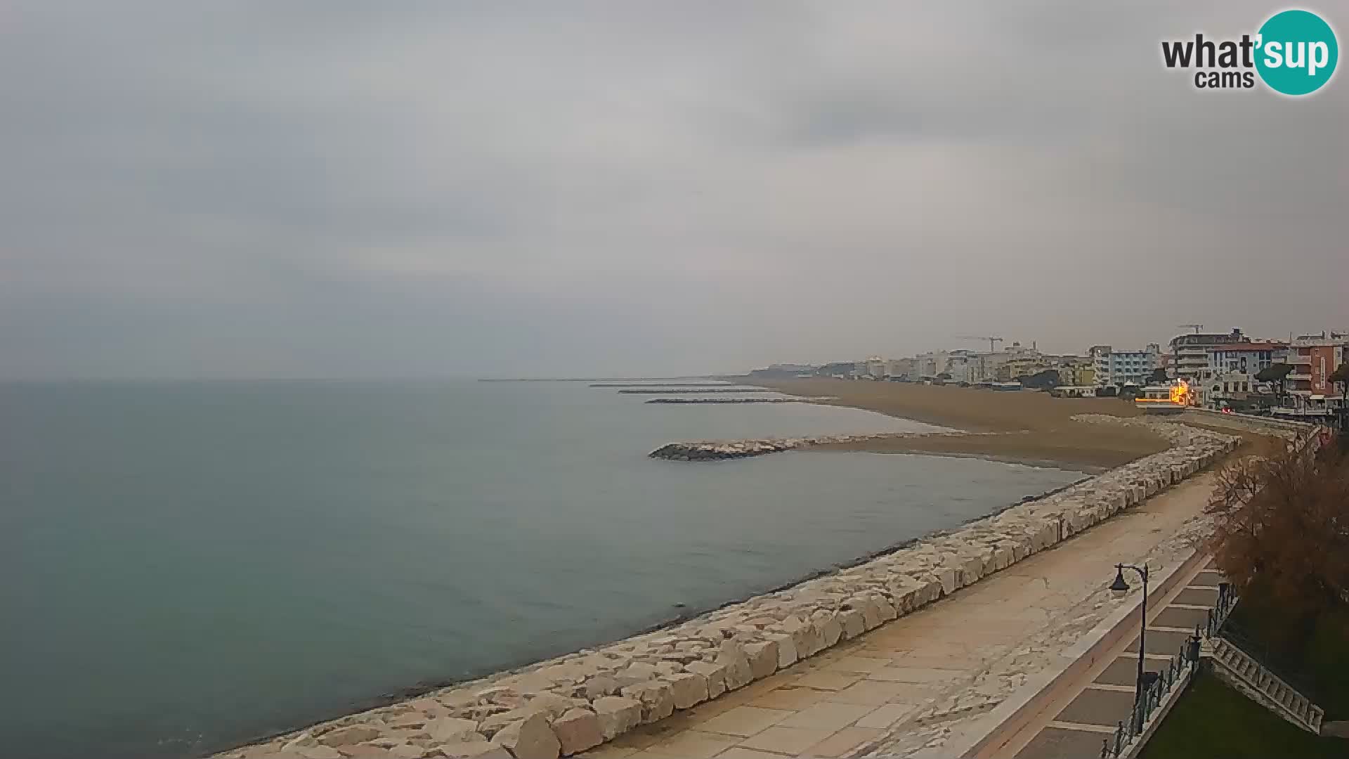 Webcam Caorle Ponente – Vue depuis les Marinai di Caorle