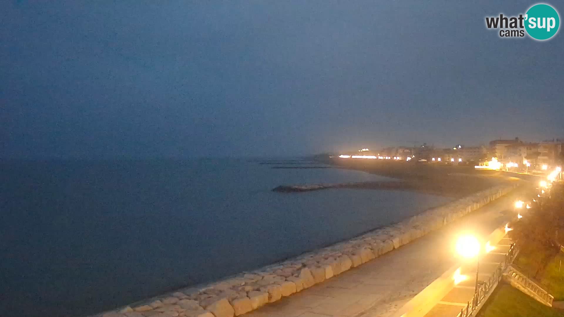 Webcam Caorle Ponente – Vue depuis les Marinai di Caorle