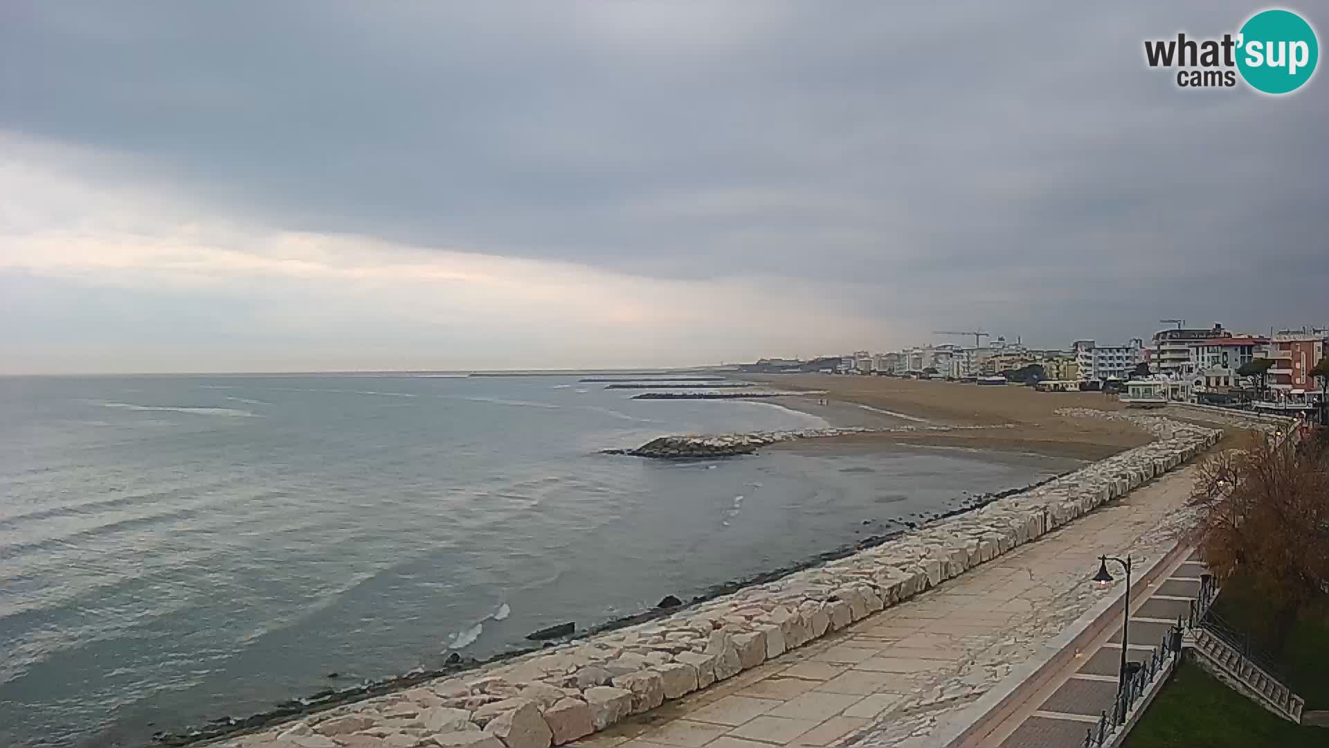 Webcam Caorle Ponente – Blick von Marinai di Caorle