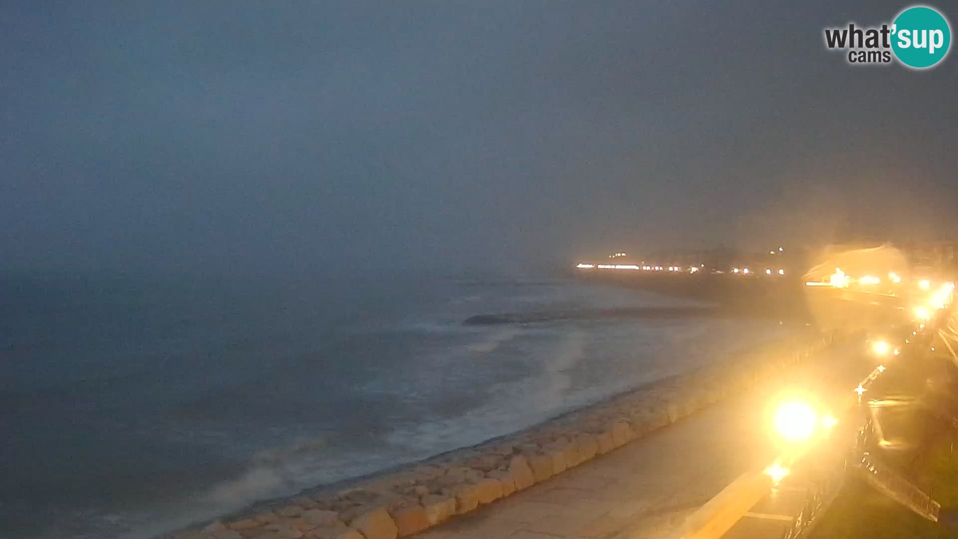 Webcam Caorle Ponente – Vue depuis les Marinai di Caorle