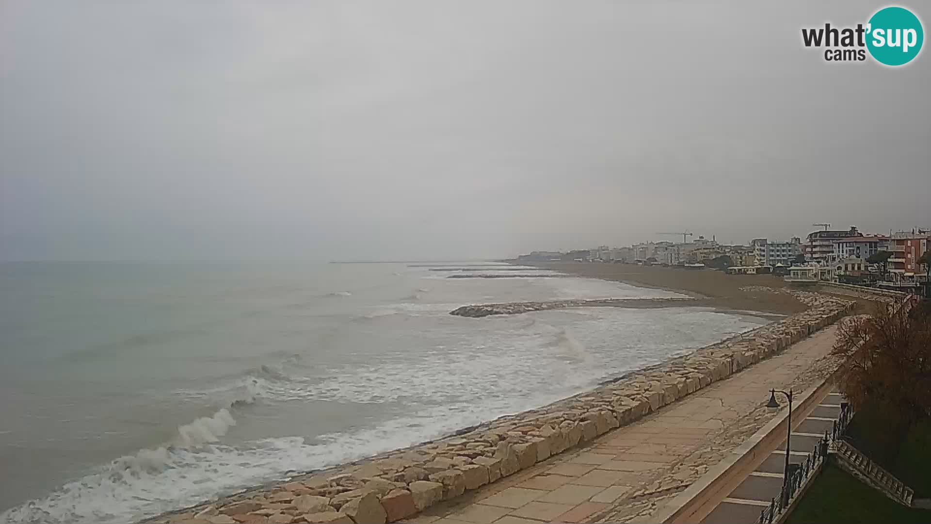 Webcam Caorle Ponente – Vue depuis les Marinai di Caorle
