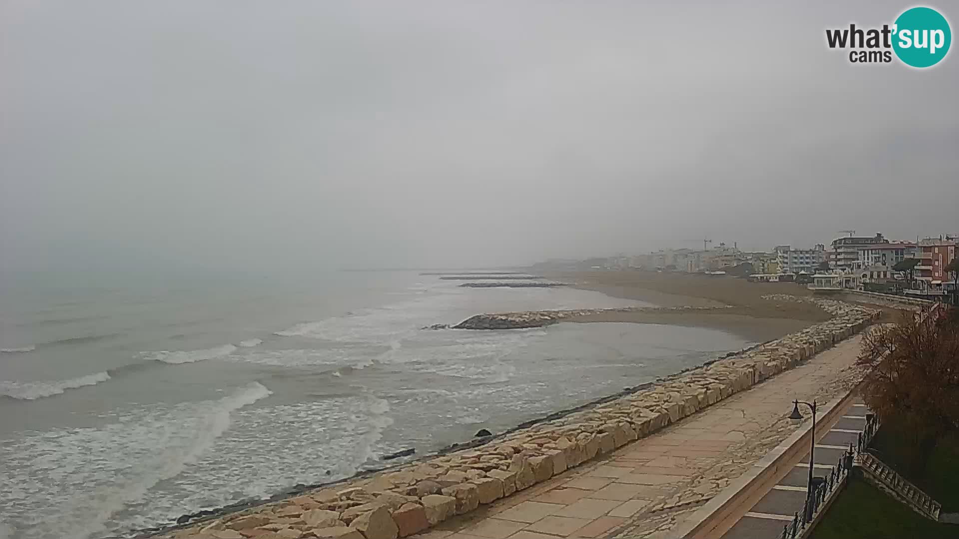 Webcam Caorle Ponente – Blick von Marinai di Caorle