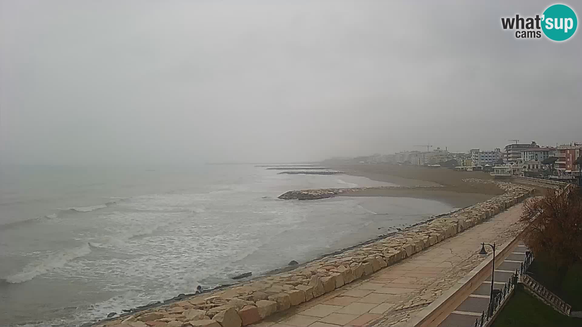 Webcam Caorle Ponente – Vue depuis les Marinai di Caorle