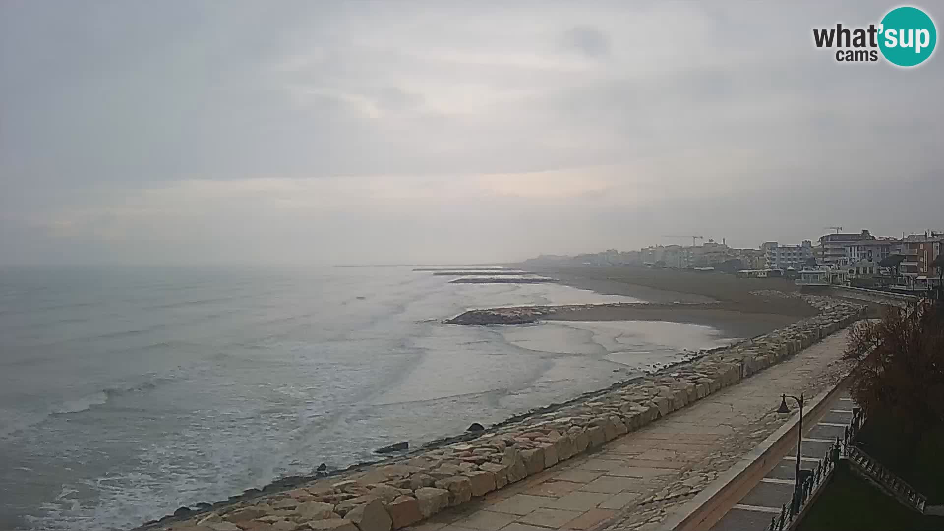 Webcam Caorle Ponente – Blick von Marinai di Caorle