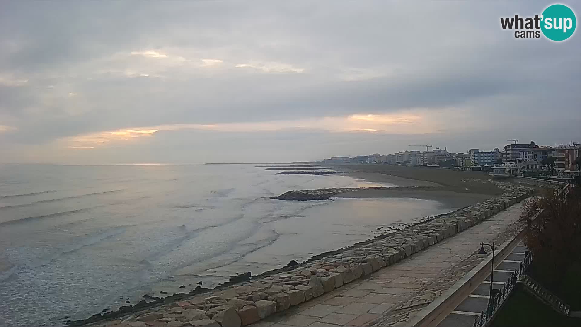 Webcam Caorle Ponente – Blick von Marinai di Caorle