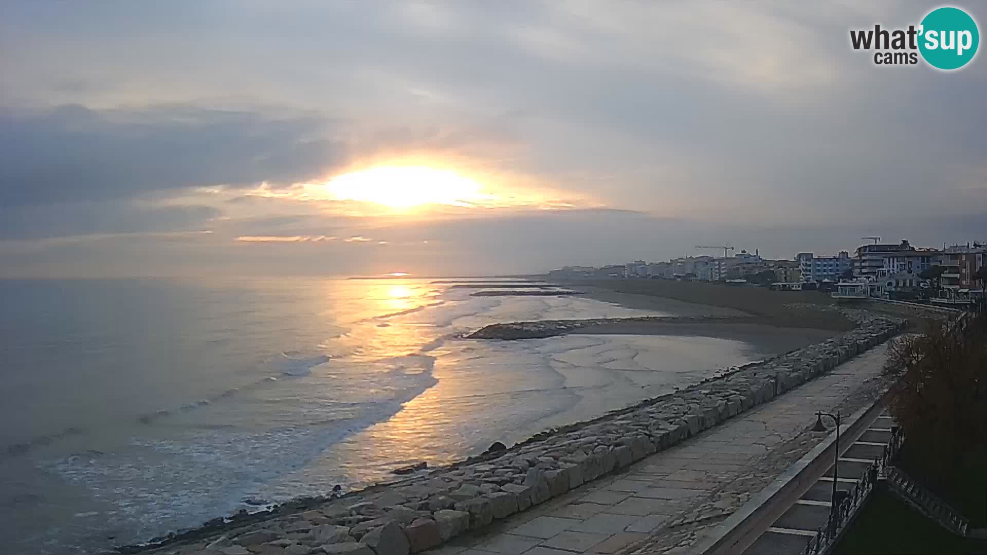 Webcam Caorle Ponente – Blick von Marinai di Caorle