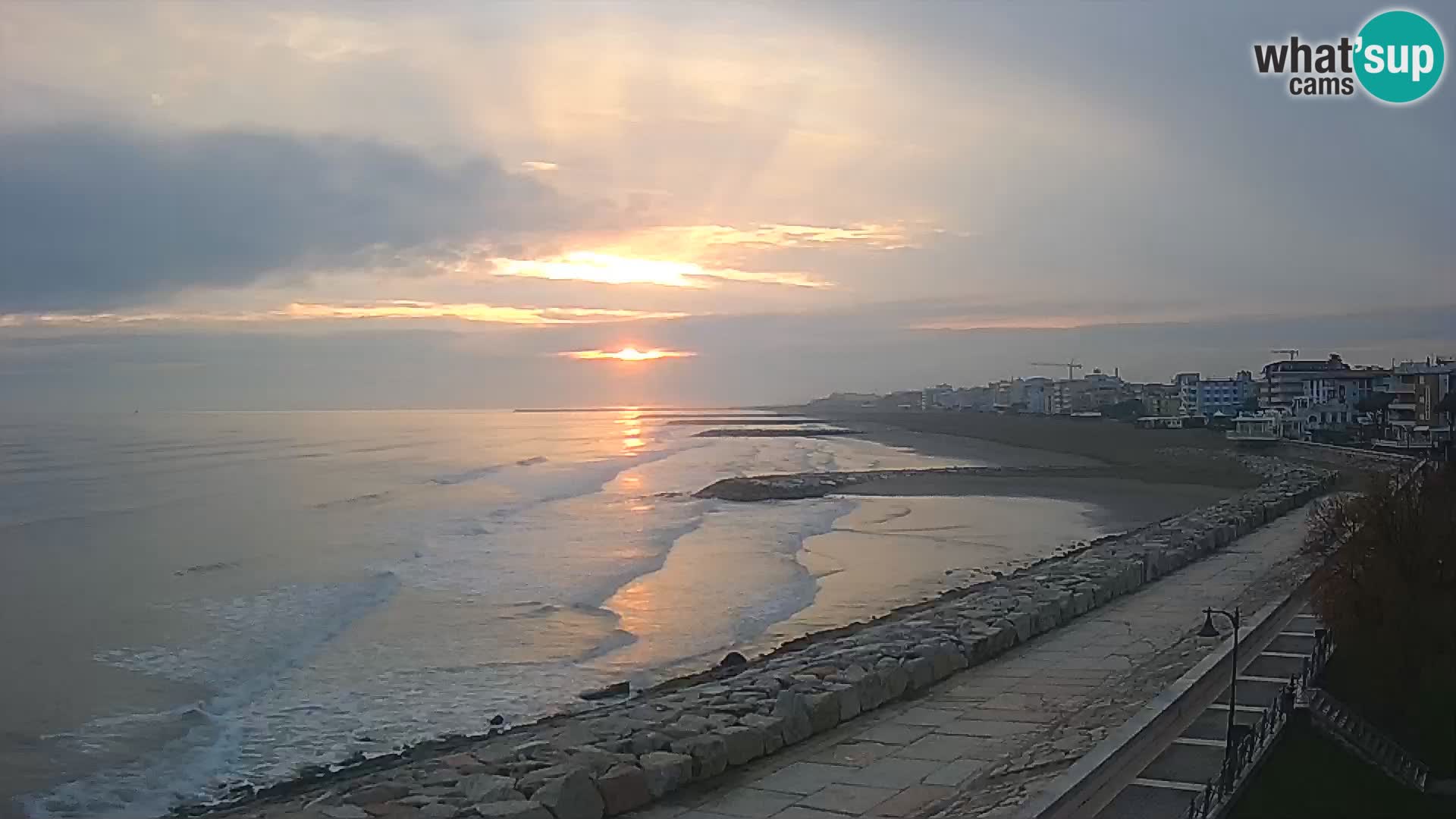 Webcam Caorle Ponente – Blick von Marinai di Caorle