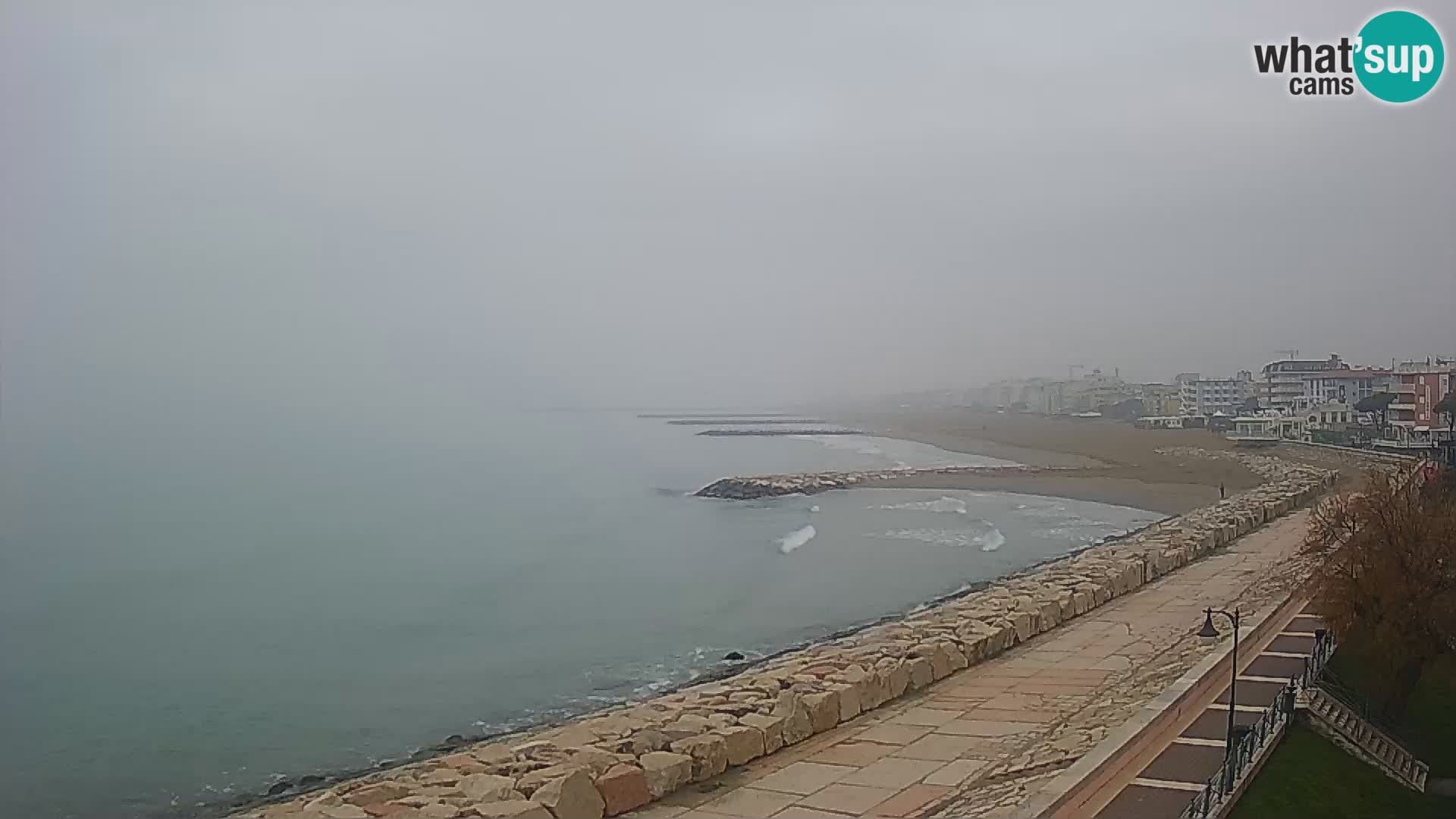 Webcam Caorle Ponente – Blick von Marinai di Caorle