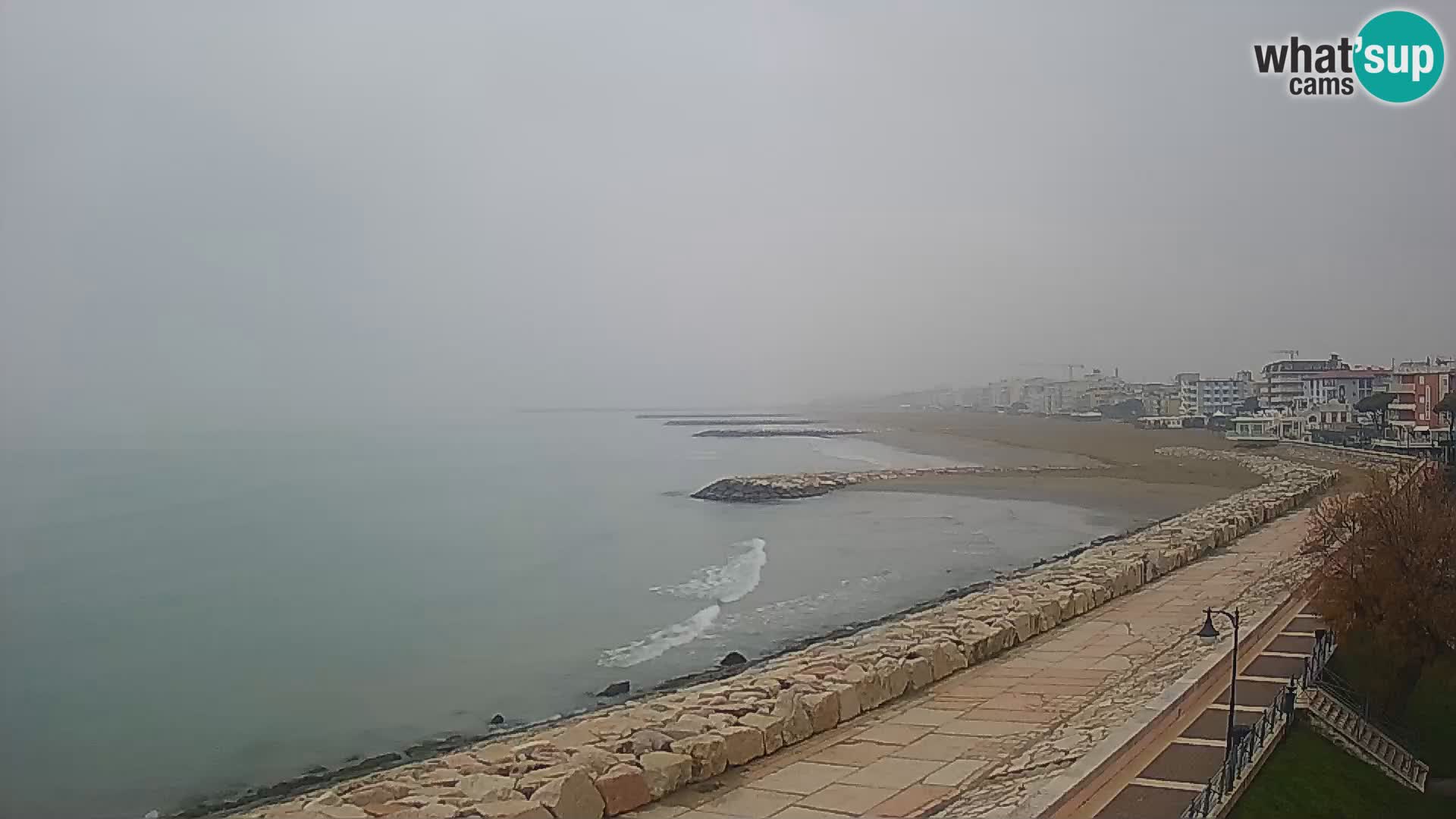 Webcam Caorle Ponente – Vue depuis les Marinai di Caorle