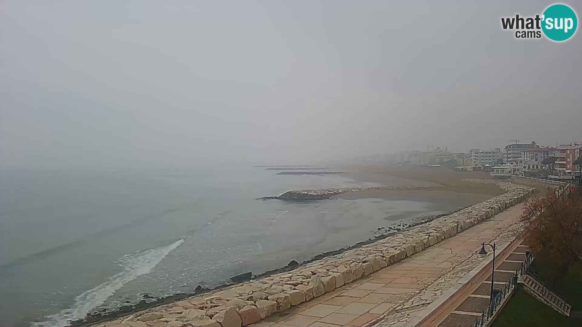 Webcam Caorle Ponente – Blick von Marinai di Caorle