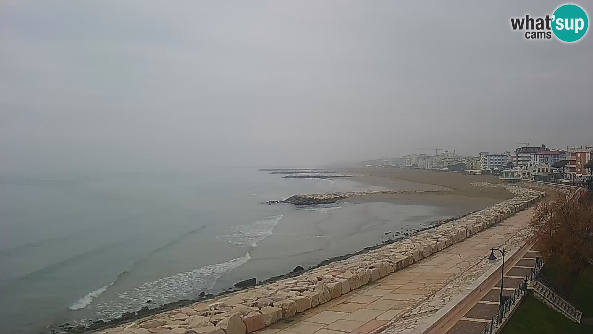 Webcam Caorle Ponente – Blick von Marinai di Caorle