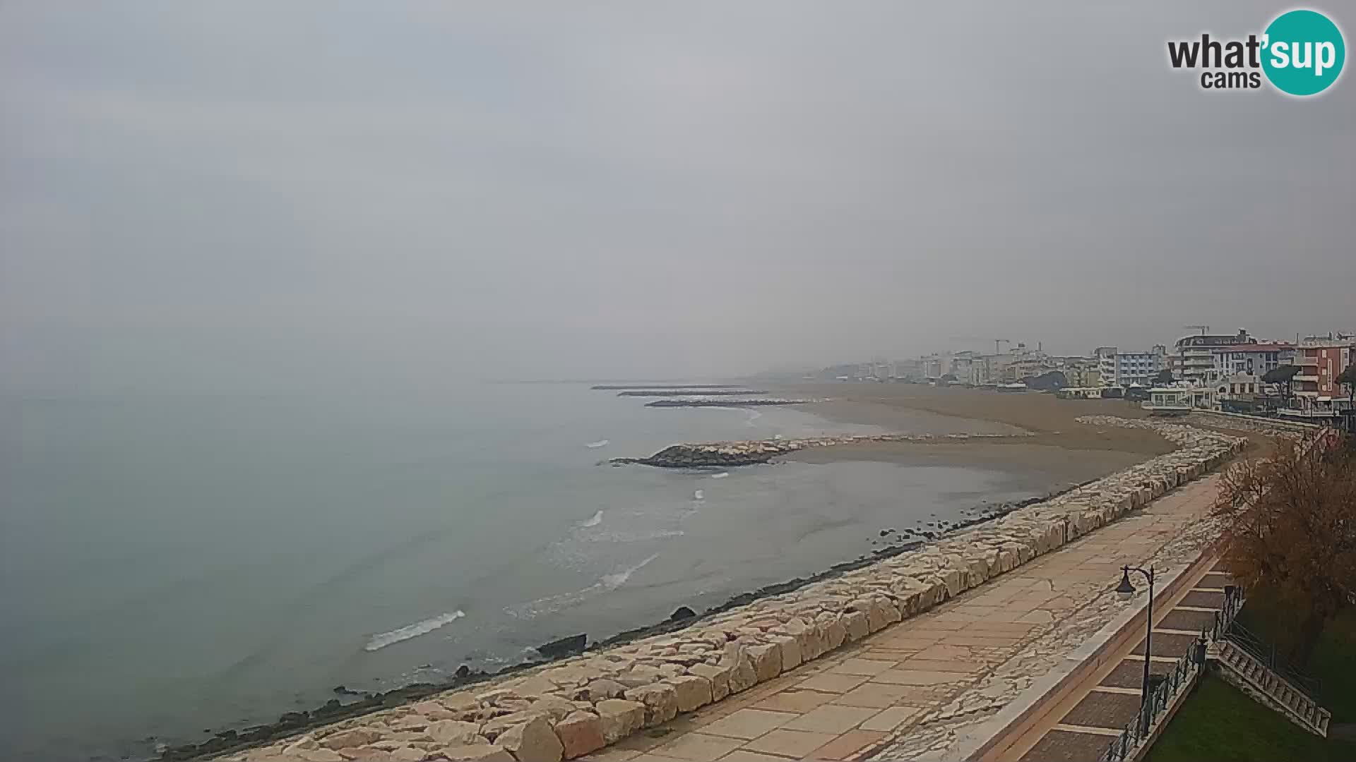 Webcam Caorle Ponente – Blick von Marinai di Caorle