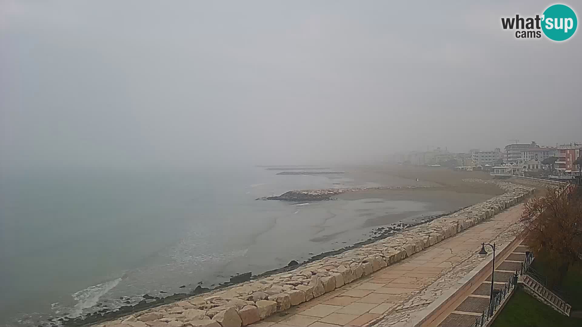 Webcam Caorle Ponente – Vue depuis les Marinai di Caorle