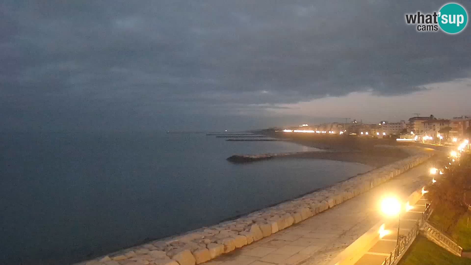 Webcam Caorle Ponente – Vue depuis les Marinai di Caorle