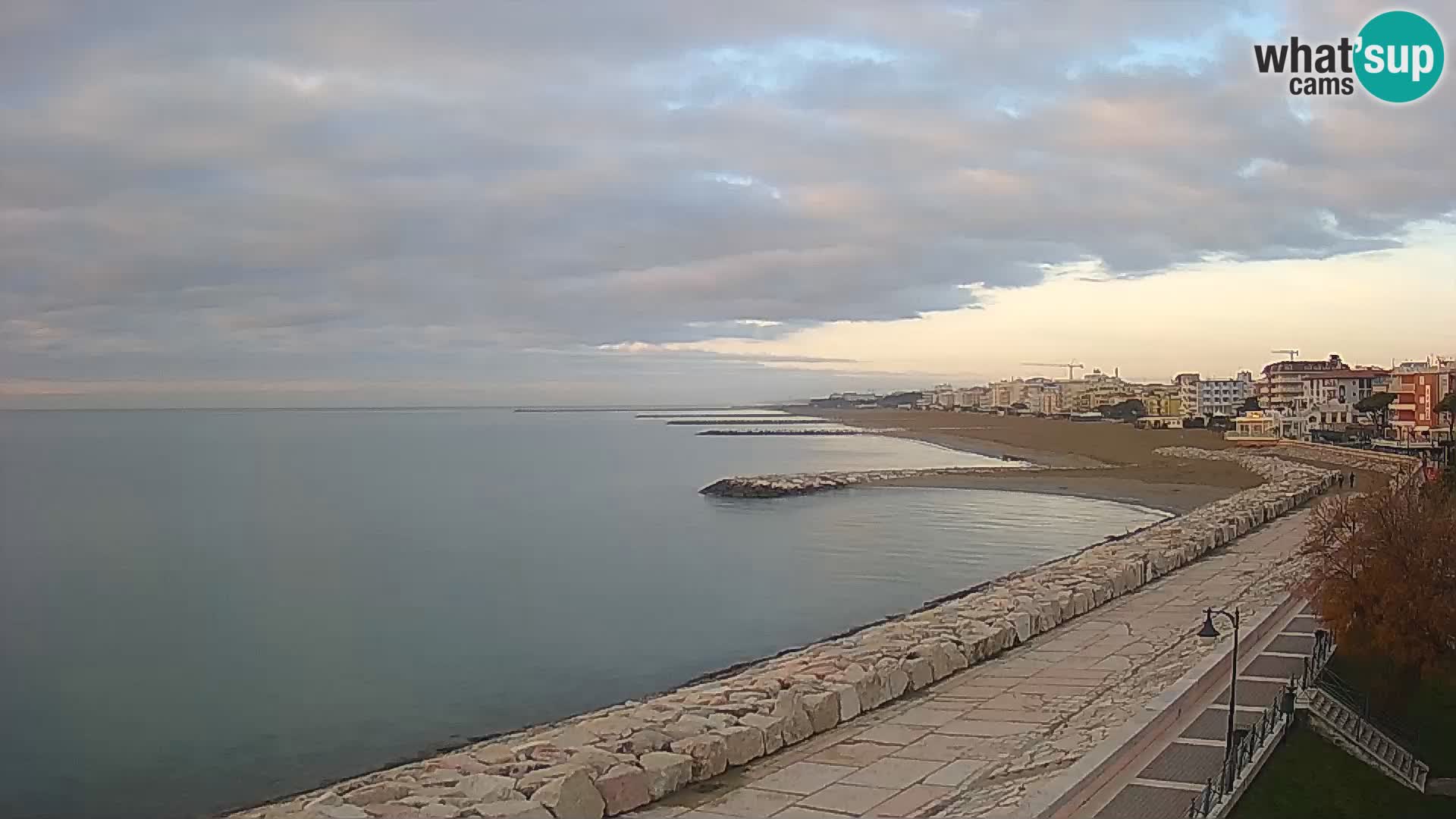 Webcam Caorle Ponente – Vue depuis les Marinai di Caorle