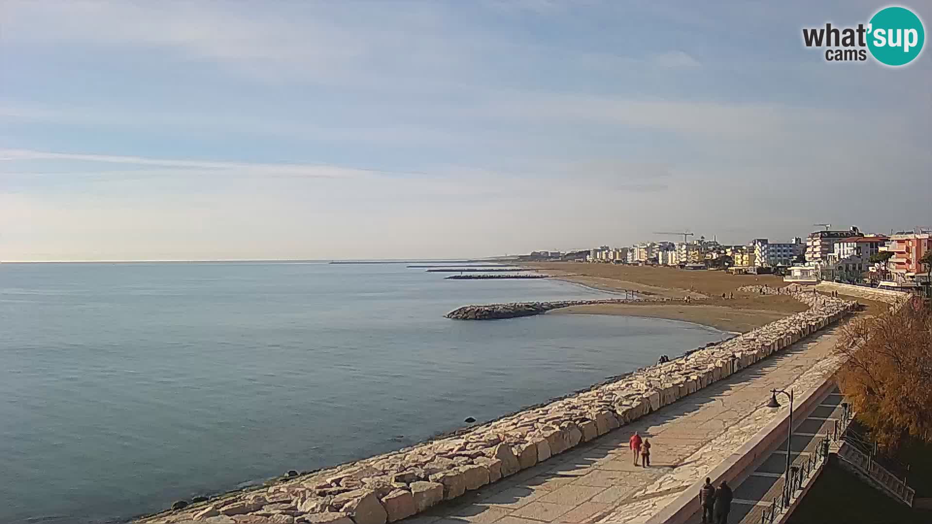 Webcam Caorle Ponente – Blick von Marinai di Caorle