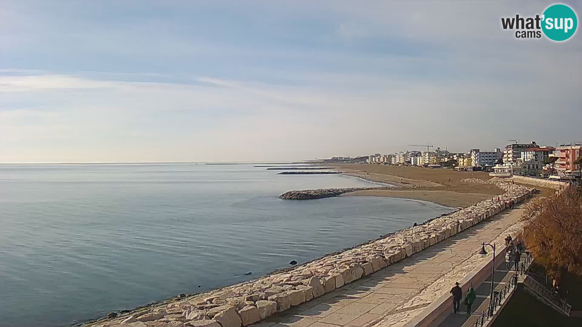 Webcam Caorle Ponente – Vue depuis les Marinai di Caorle