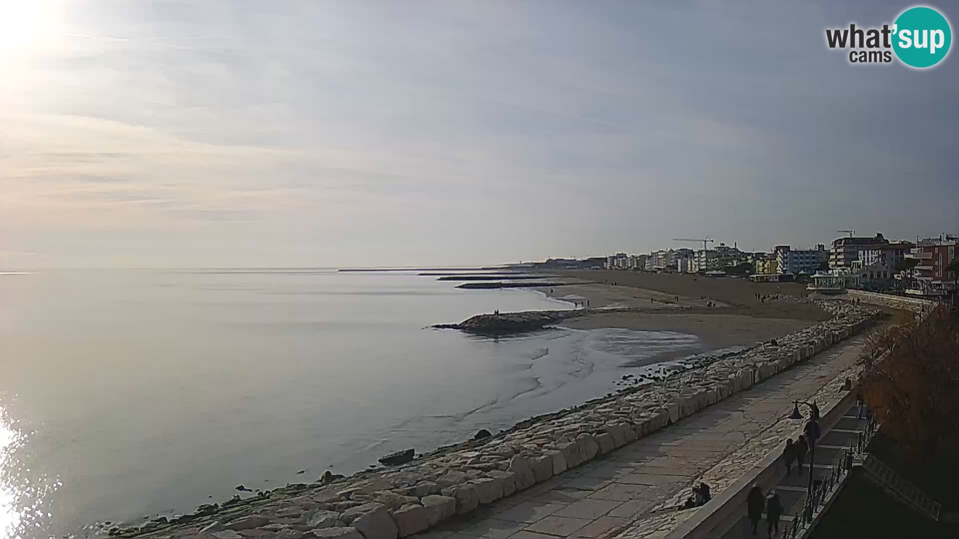Webcam Caorle Ponente – Vue depuis les Marinai di Caorle