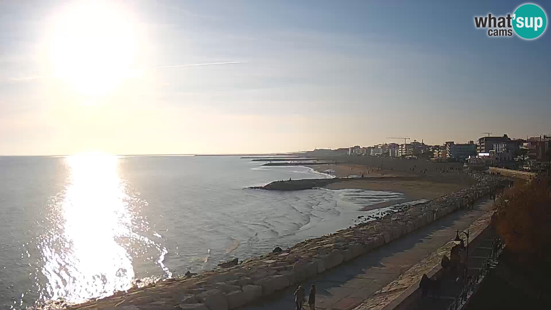Webcam Caorle Ponente – Blick von Marinai di Caorle