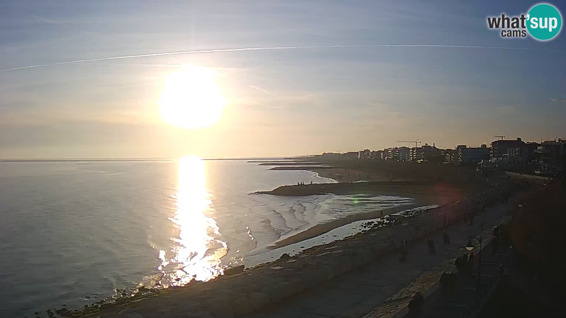 Webcam Caorle Ponente – Vue depuis les Marinai di Caorle