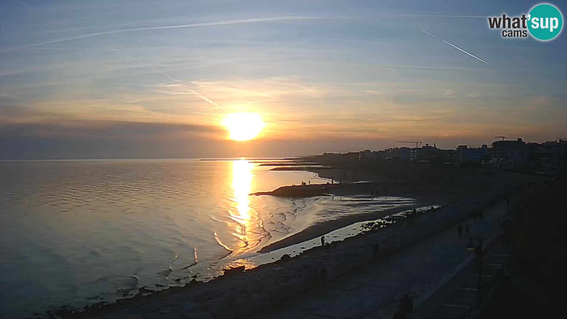 Webcam Caorle Ponente – Blick von Marinai di Caorle
