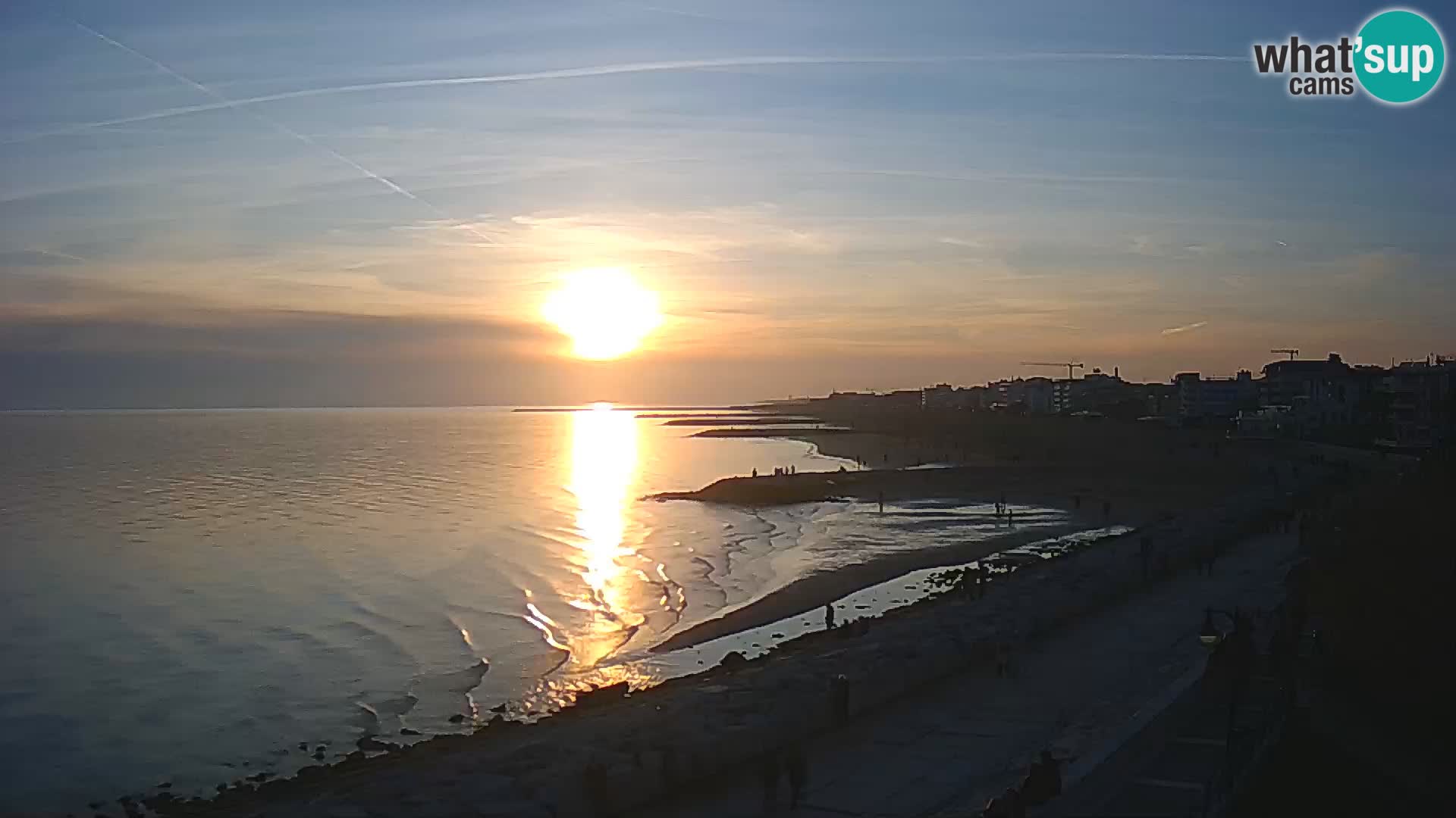 Webcam Caorle Ponente – Vue depuis les Marinai di Caorle