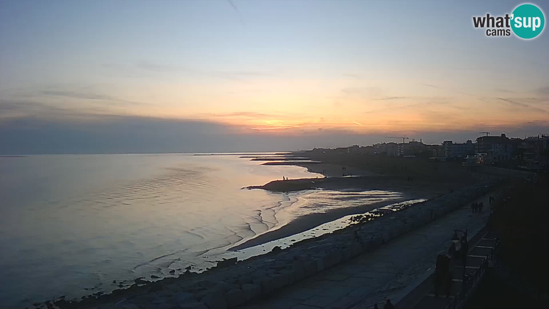 Webcam Caorle Ponente – Blick von Marinai di Caorle