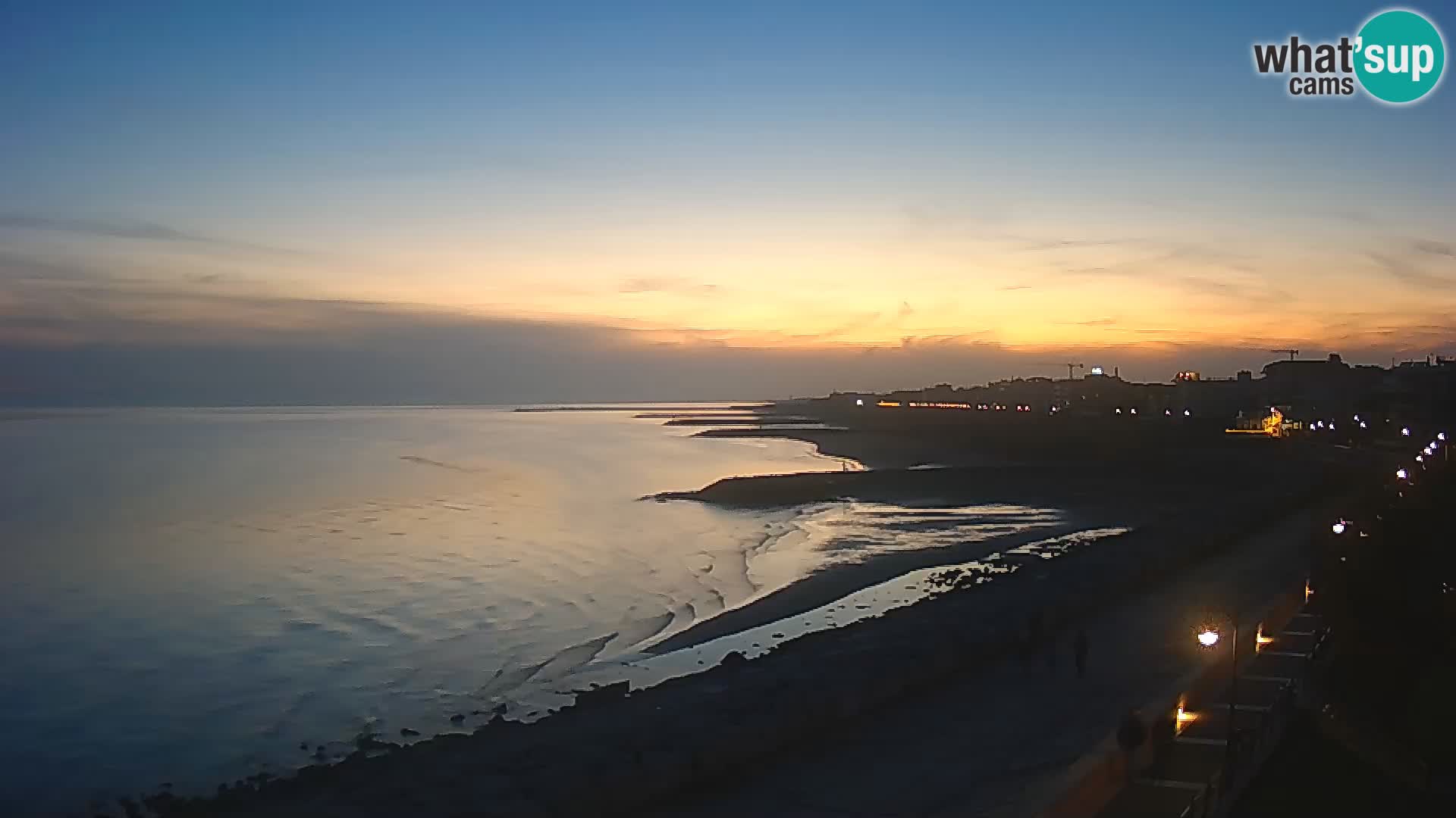 Webcam Caorle Ponente – Blick von Marinai di Caorle