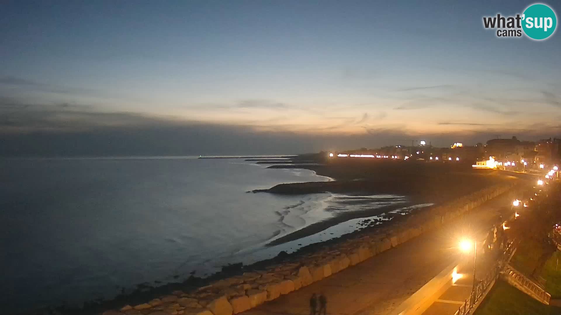 Webcam Caorle Ponente – Vue depuis les Marinai di Caorle