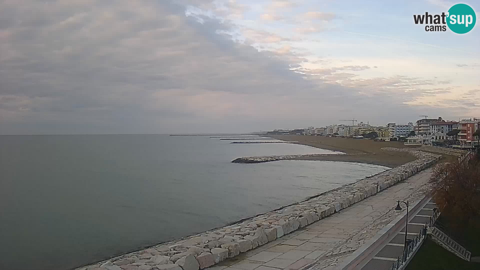 Webcam Caorle Ponente – Vue depuis les Marinai di Caorle
