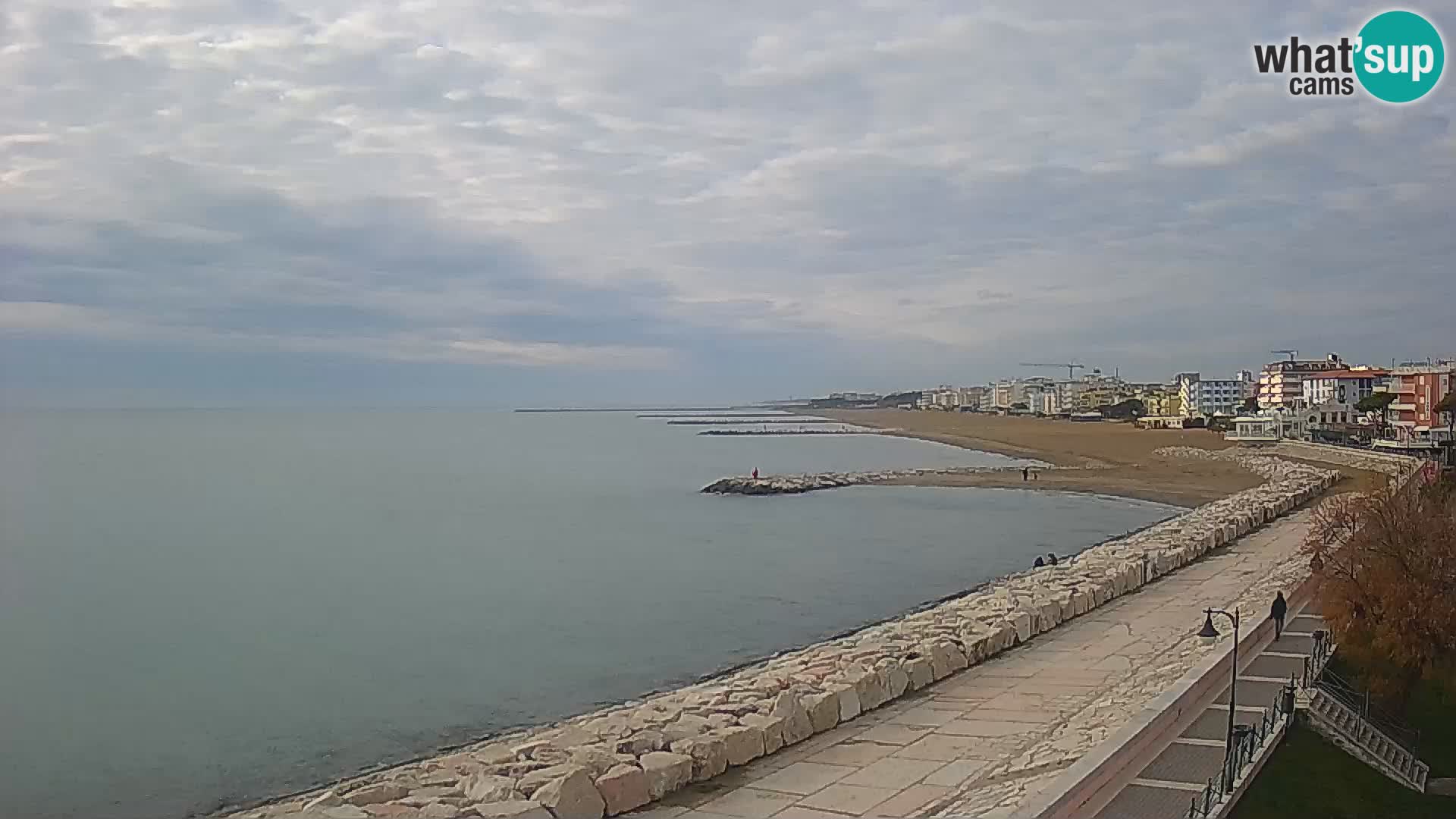 Webcam Caorle Ponente – Blick von Marinai di Caorle