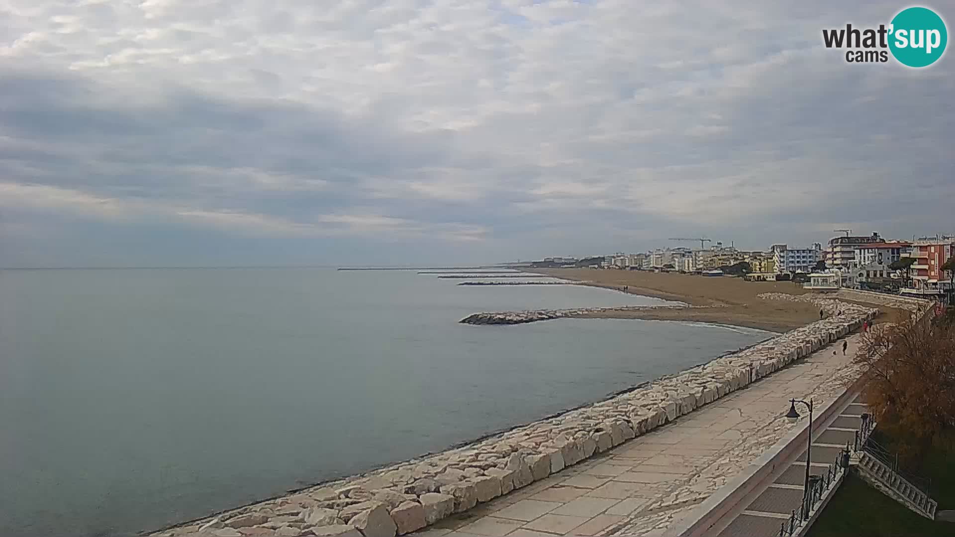 Webcam Caorle Ponente – Vue depuis les Marinai di Caorle