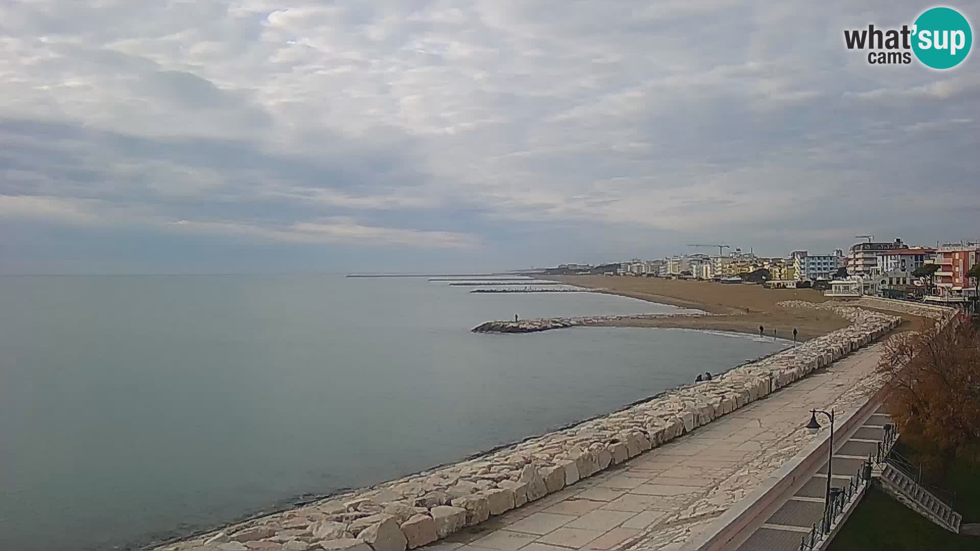 Webcam Caorle Ponente – Vue depuis les Marinai di Caorle