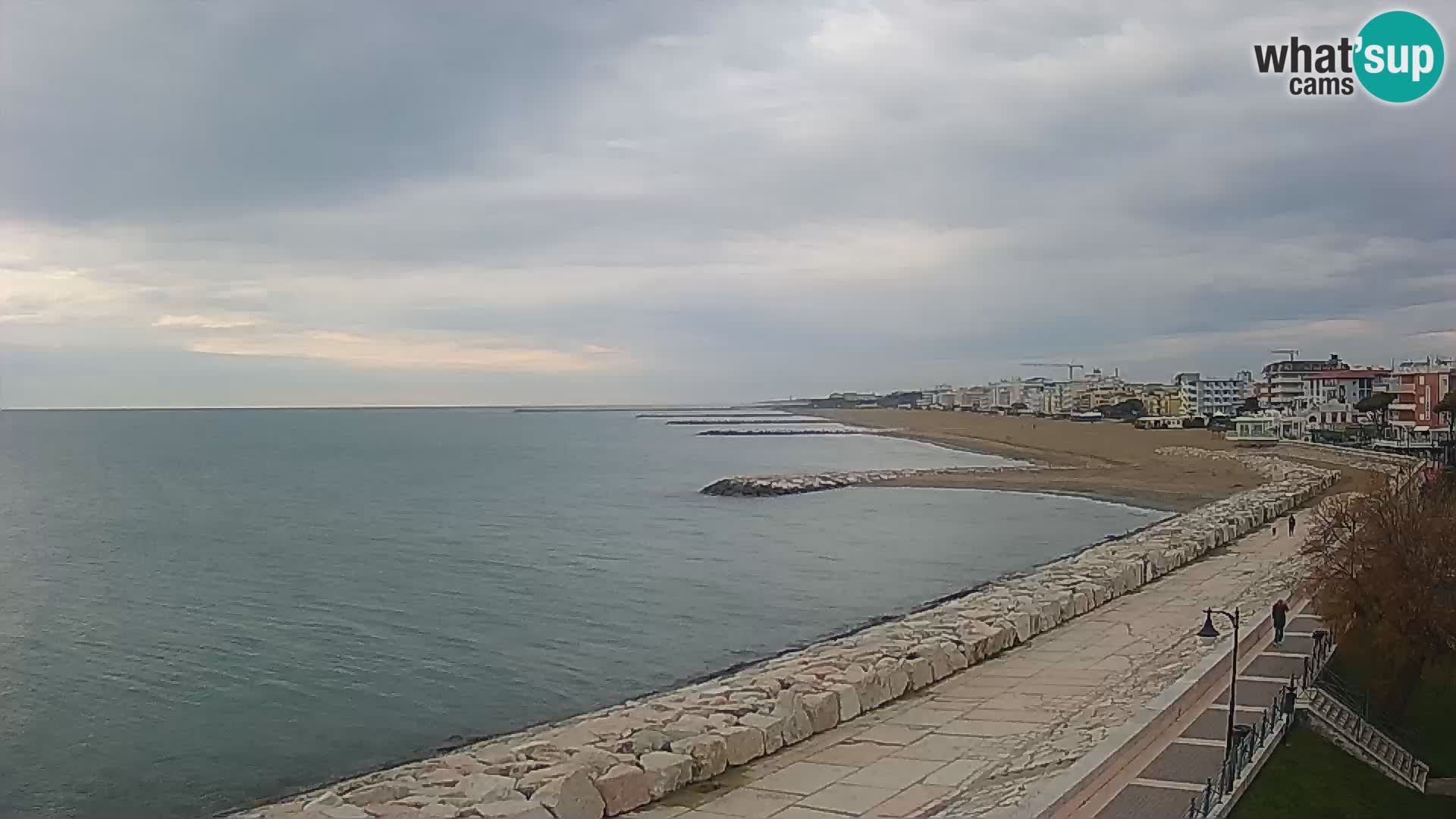 Webcam Caorle Ponente – Vue depuis les Marinai di Caorle