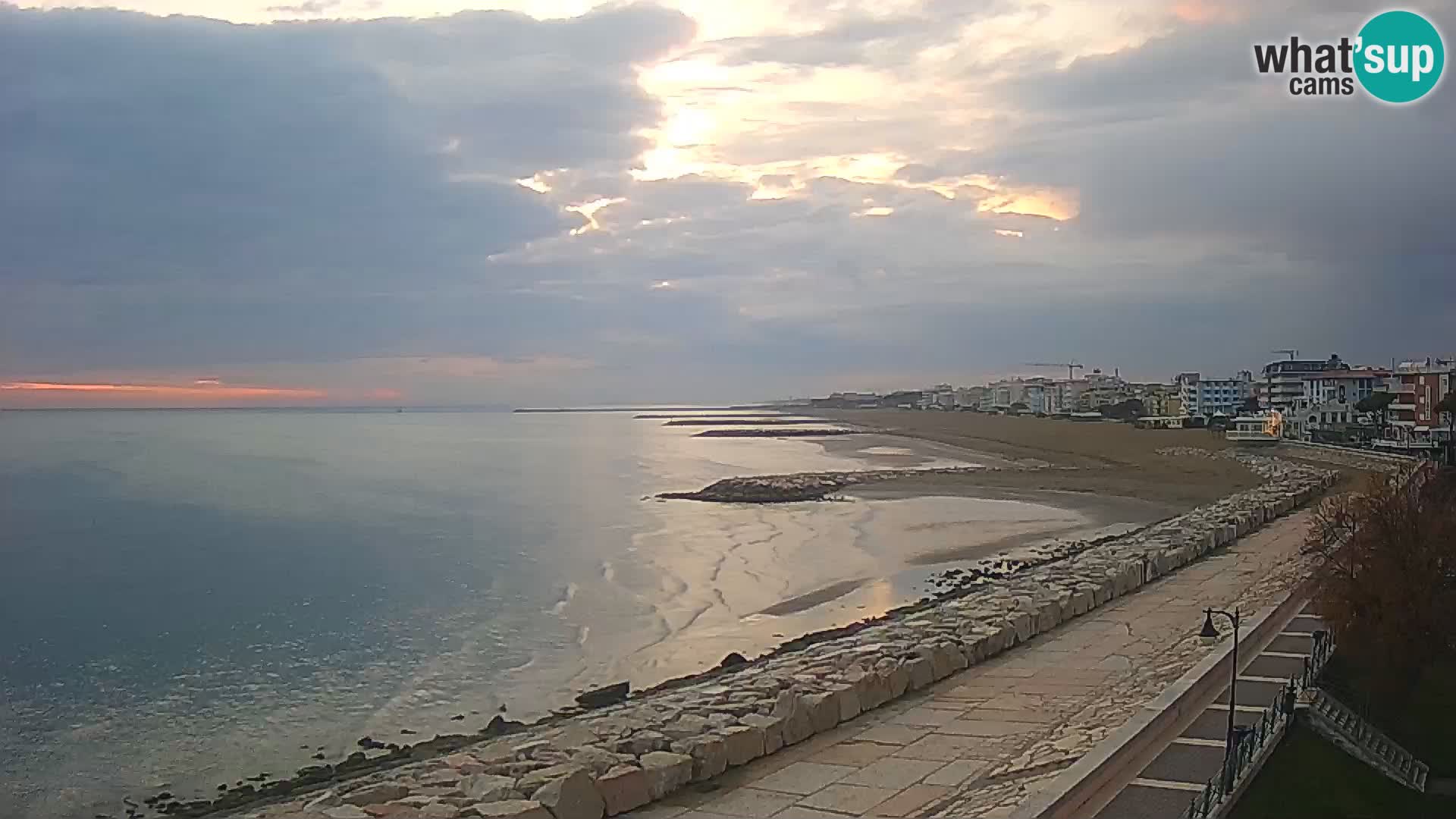 Webcam Caorle Ponente – Blick von Marinai di Caorle