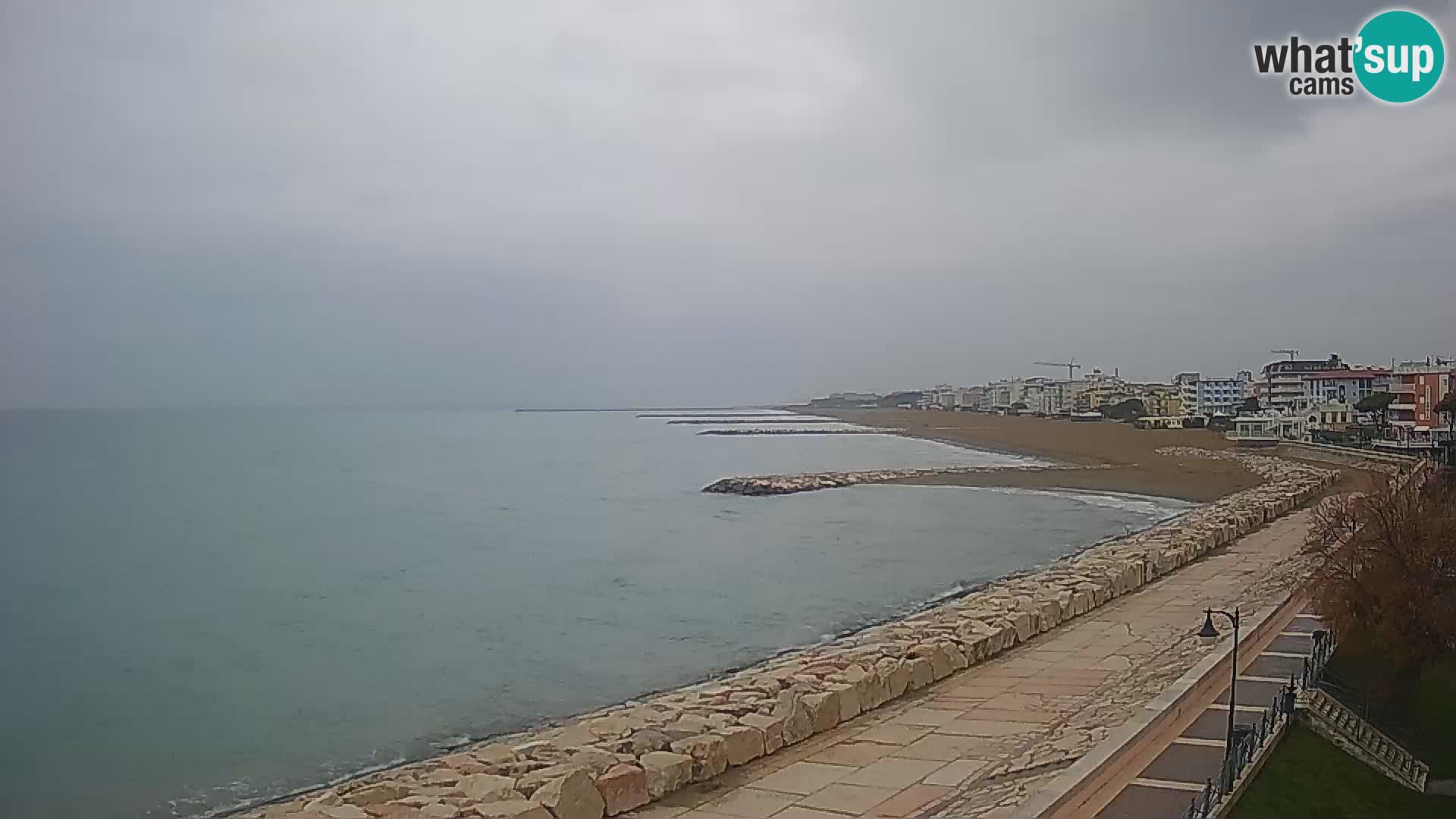 Webcam Caorle Ponente – Vue depuis les Marinai di Caorle
