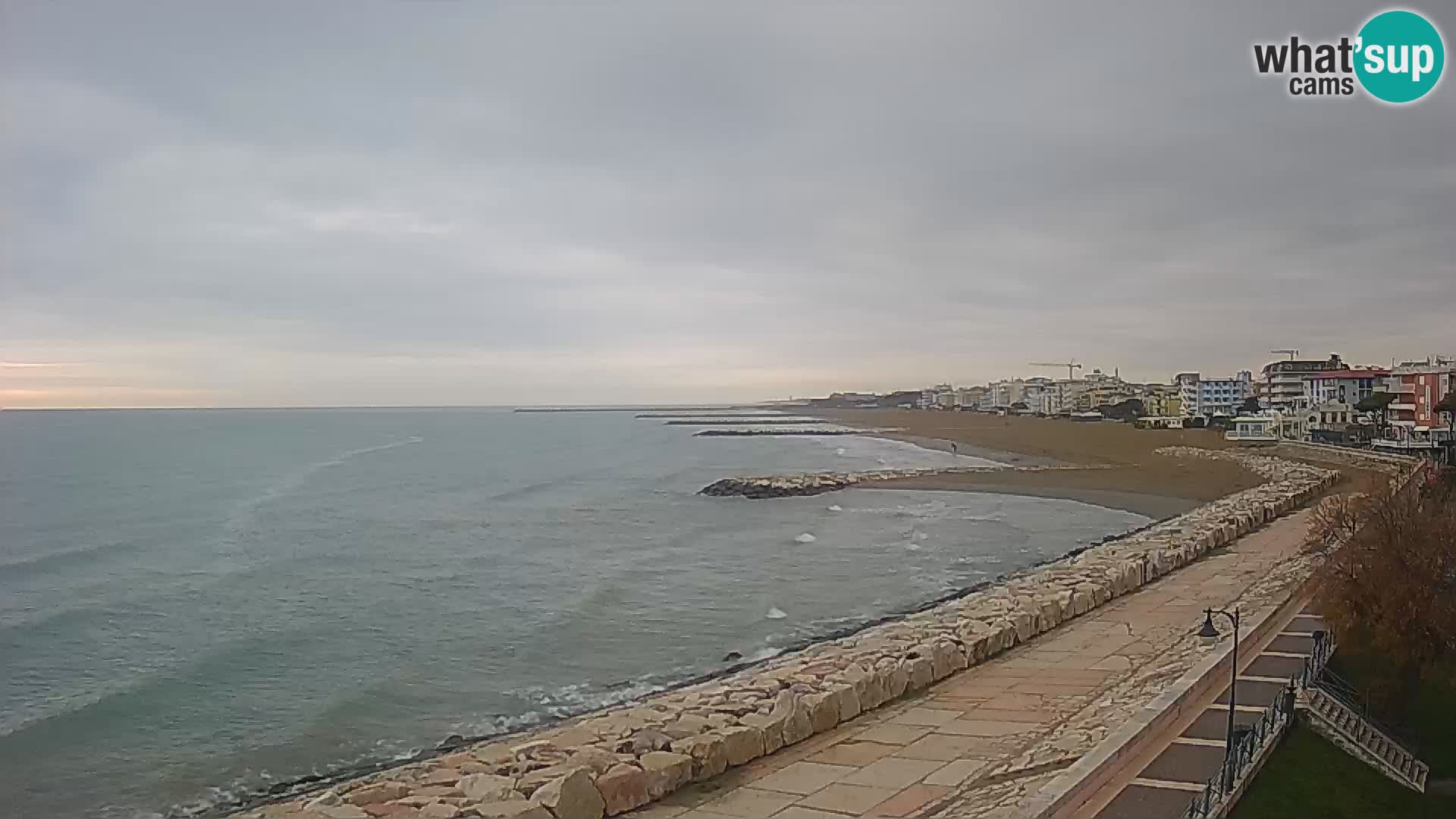 Webcam Caorle Ponente – Vue depuis les Marinai di Caorle