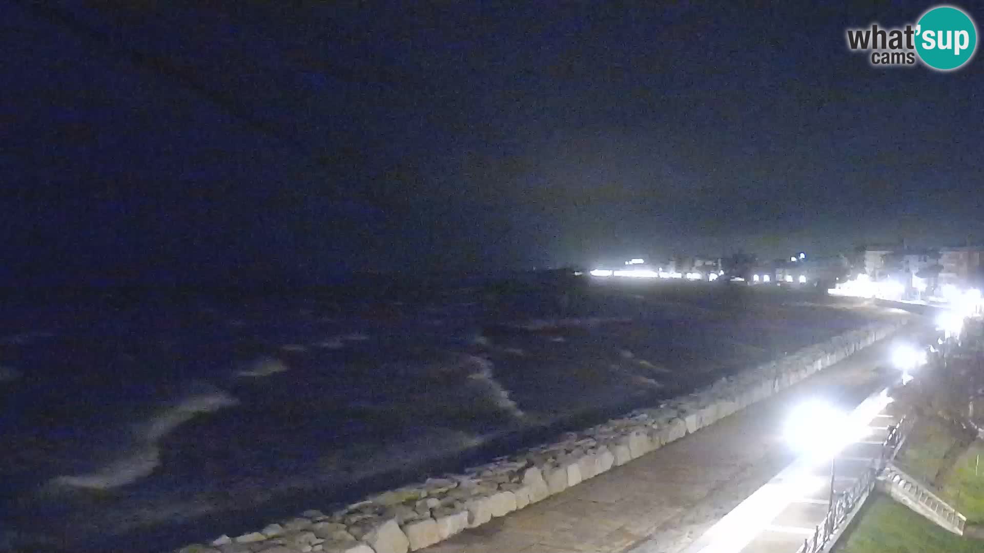 Webcam Caorle Ponente – Vue depuis les Marinai di Caorle