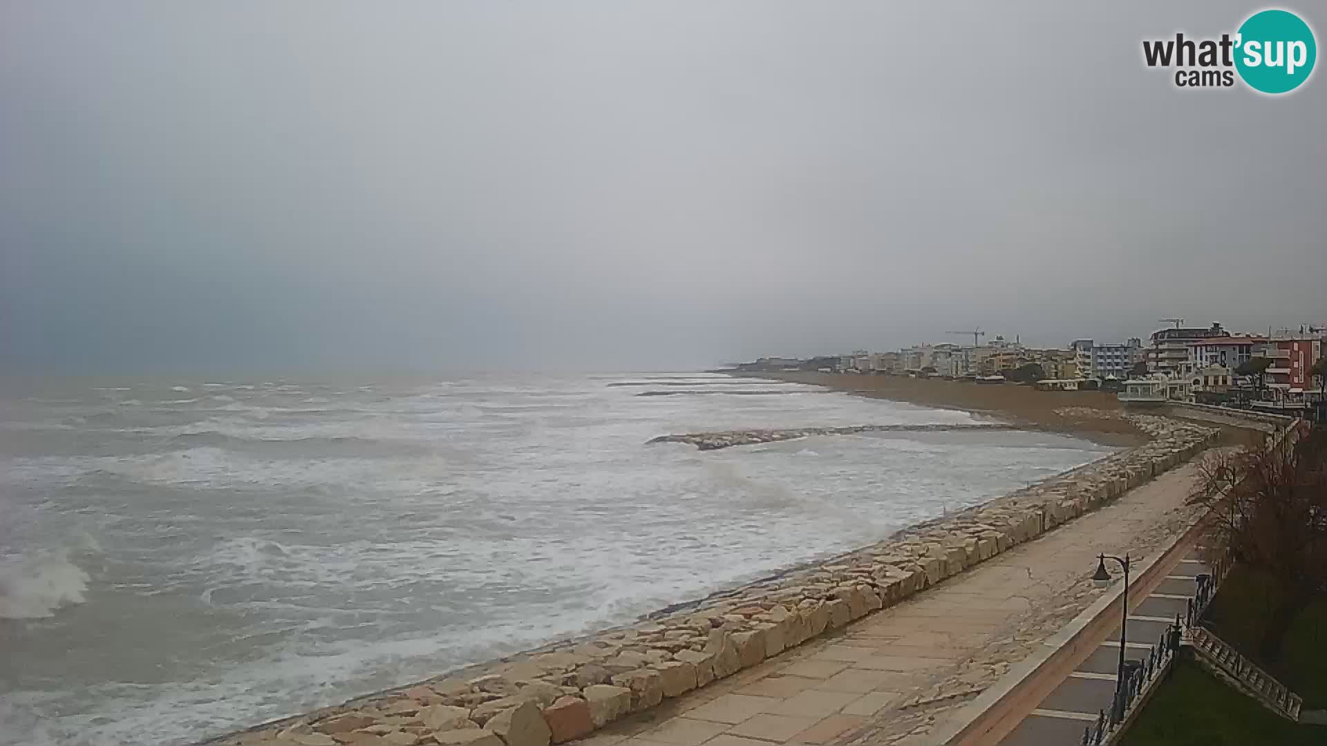 Webcam Caorle Ponente – Vue depuis les Marinai di Caorle