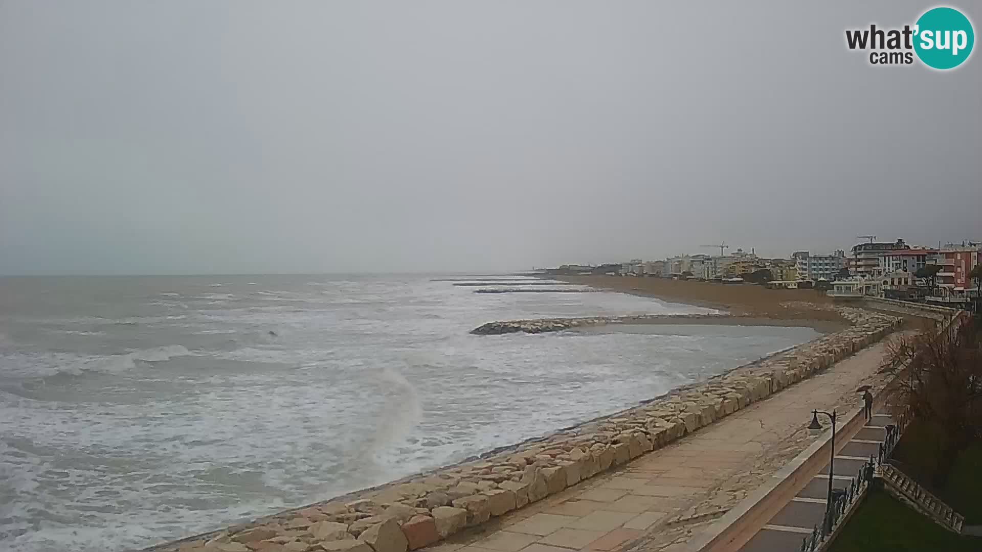 Webcam Caorle Ponente – Vue depuis les Marinai di Caorle