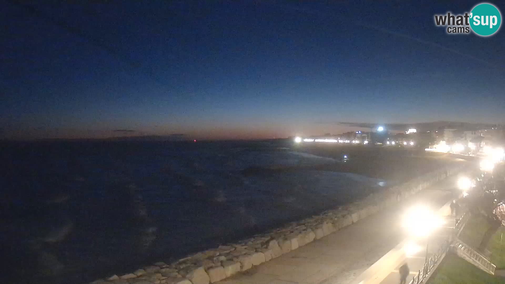 Webcam Caorle Ponente – Vue depuis les Marinai di Caorle