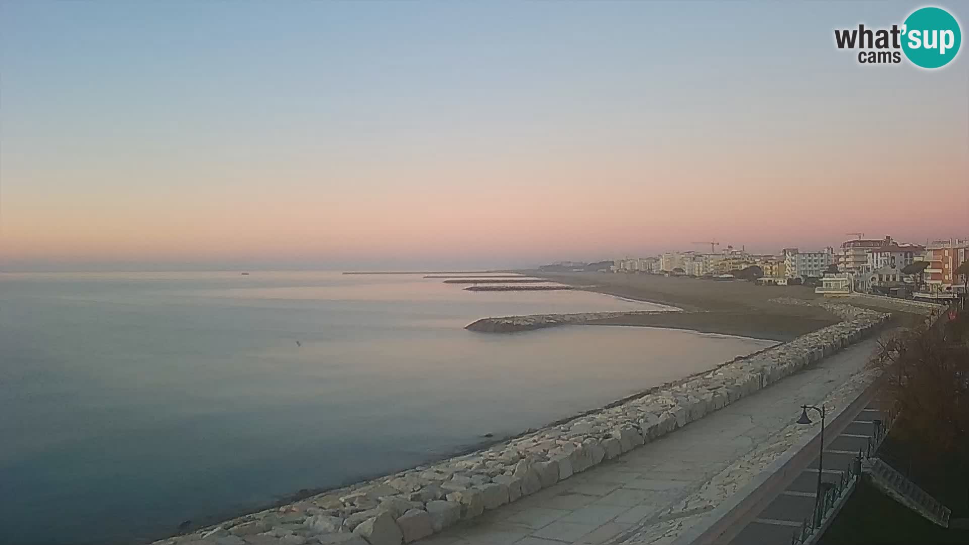 Webcam Caorle Ponente – Blick von Marinai di Caorle