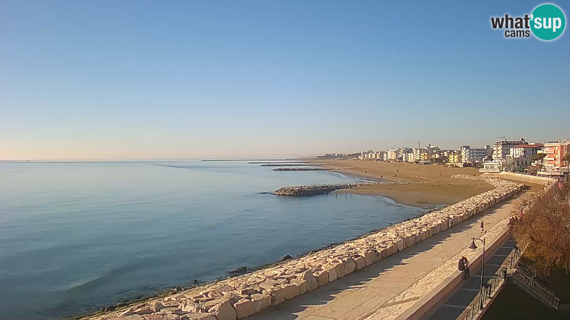 Webcam Caorle Ponente – Blick von Marinai di Caorle